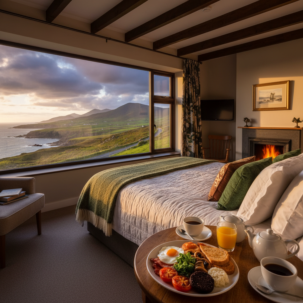 Stunning views of the Ring of Kerry from Hillside House B&B